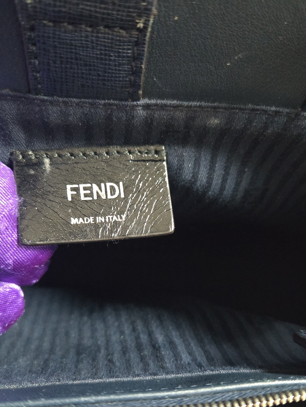 FENDI Rare Colorblock 2Jours Leather Crossbody Satchel - Picture 11 of 16